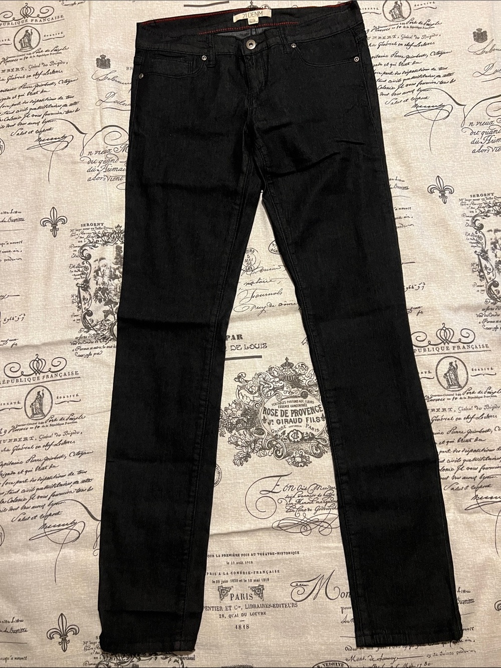 2.1 Denim Black Skinny Jeans for Women